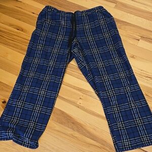 Blue Plaid Pajama Pants